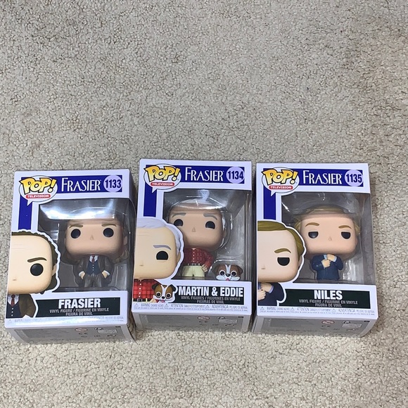Complete Frasier Funko pop set
